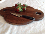 solid Walnut cutting board