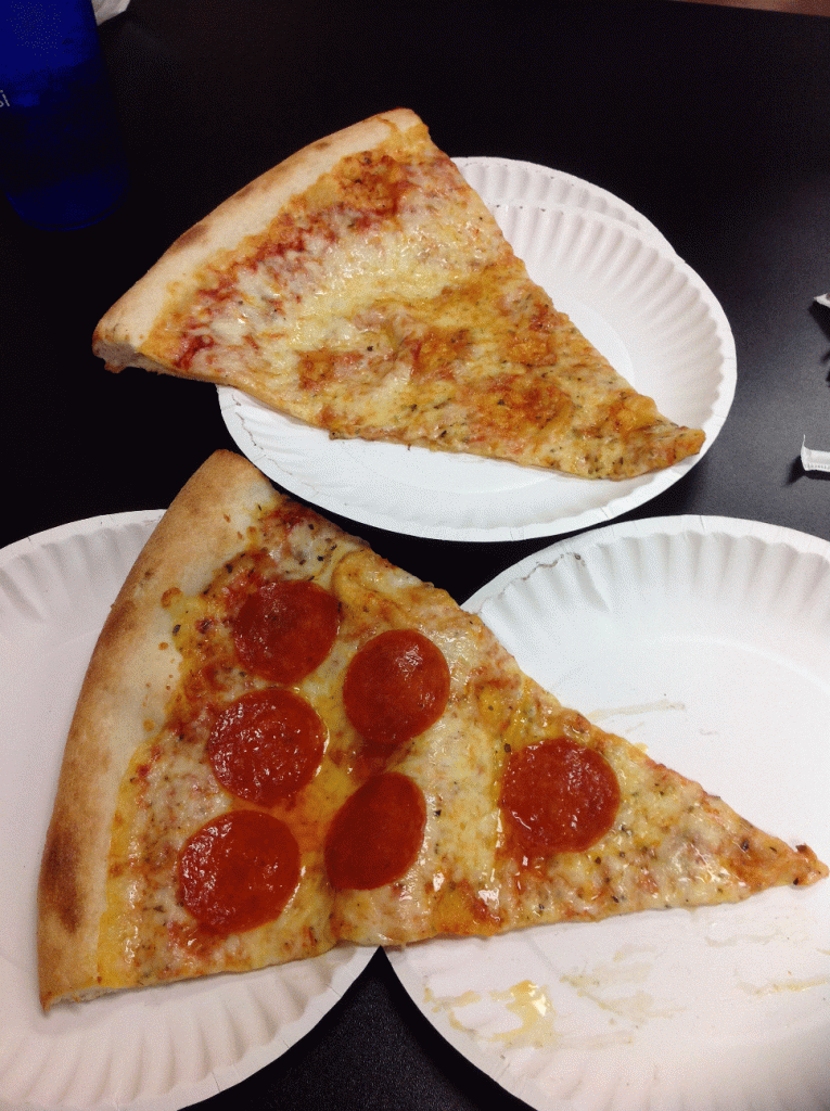 slices of new york pizza
