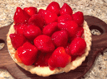 Delicious strawberry pie